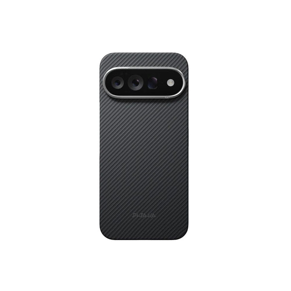 Pitaka Google Pixel 11 Pro XL Edge Case 600D Black Grey Twill with MagSafe and 600D aramid fiber in Qatar