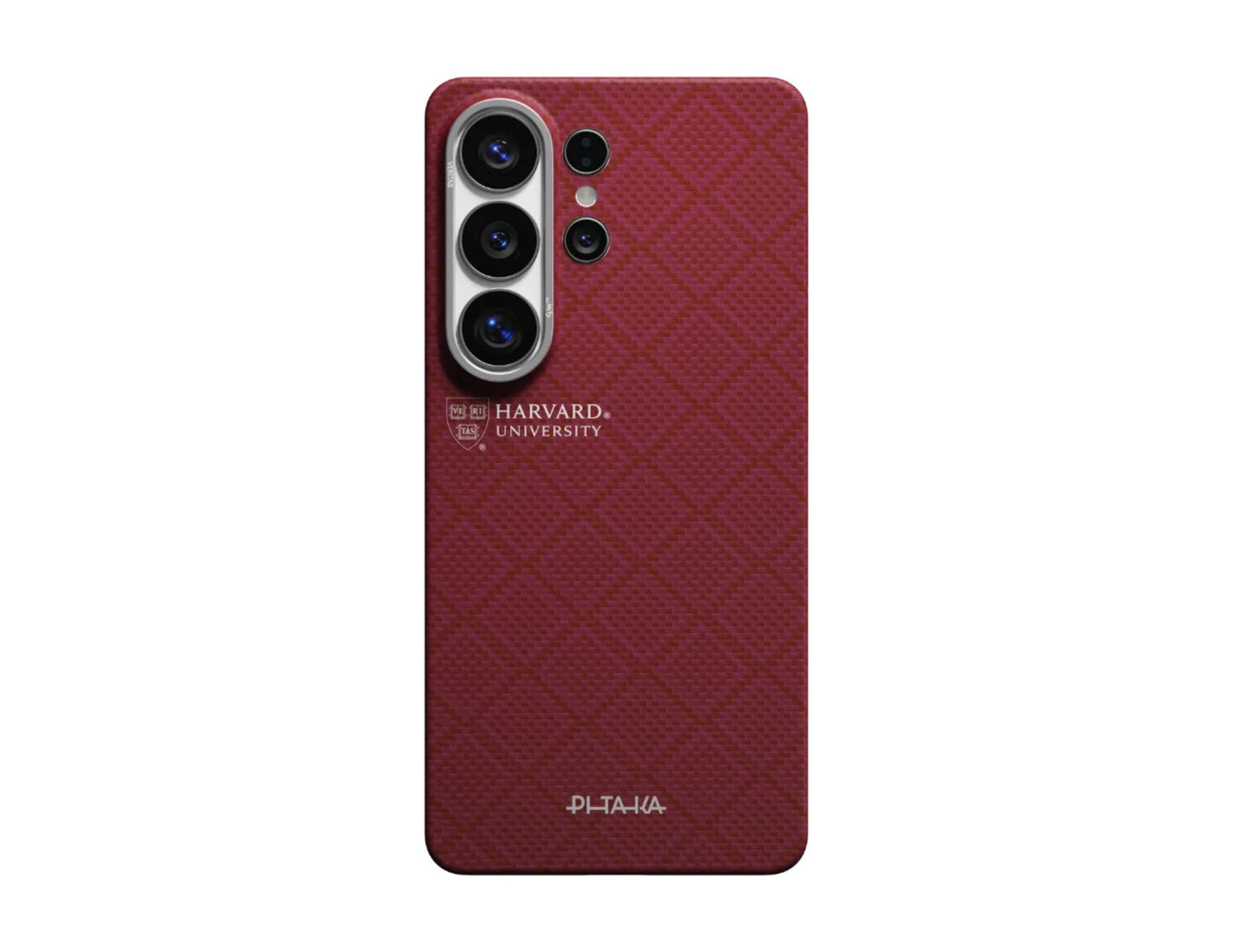 PITAKA Harvard Crimson Edge Ultra Slim Aramid Fiber Case for Samsung Galaxy S26 Ultra Qatar