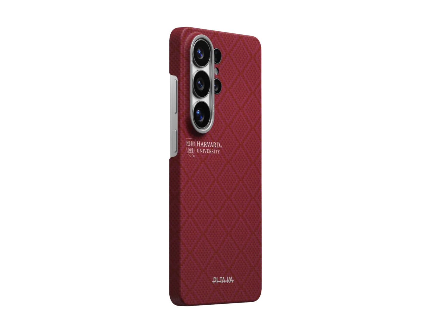 PITAKA Harvard Crimson Edge Ultra Slim Aramid Fiber Case for Samsung Galaxy S26 Ultra Qatar