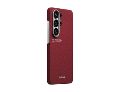 PITAKA Harvard Crimson Edge Ultra Slim Aramid Fiber Case for Samsung Galaxy S26 Ultra Qatar