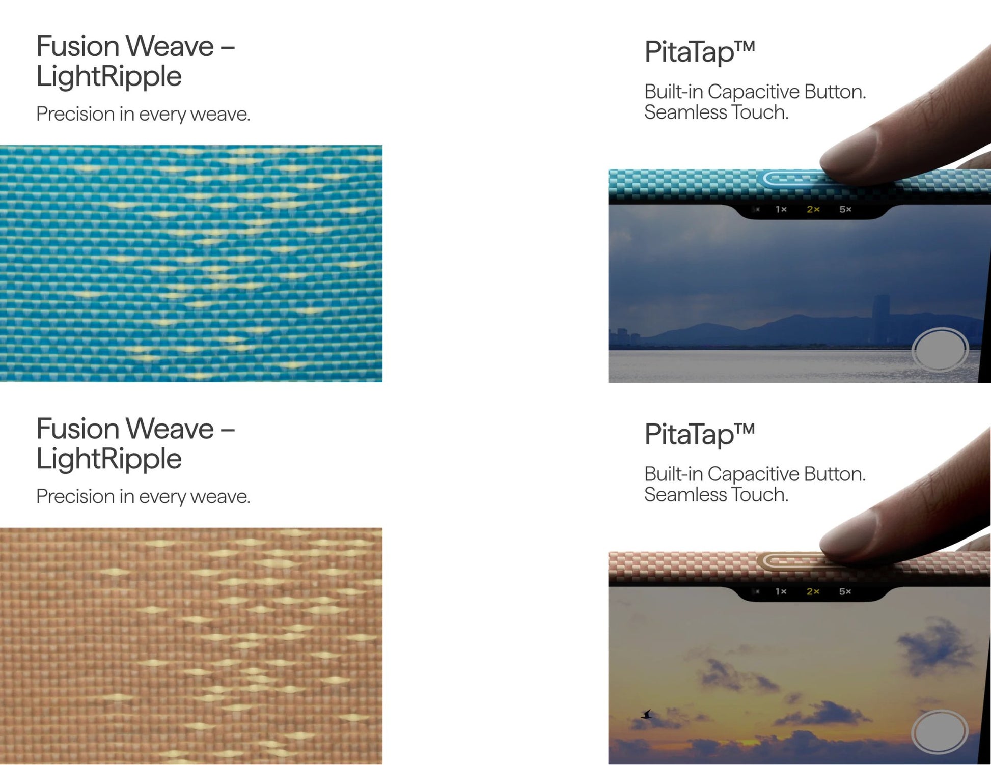 Pitaka Lucid Blue & Golden Glint Ultra-Slim aramid MagSafe case iPhone 17 Pro Pro Max Air Qatar