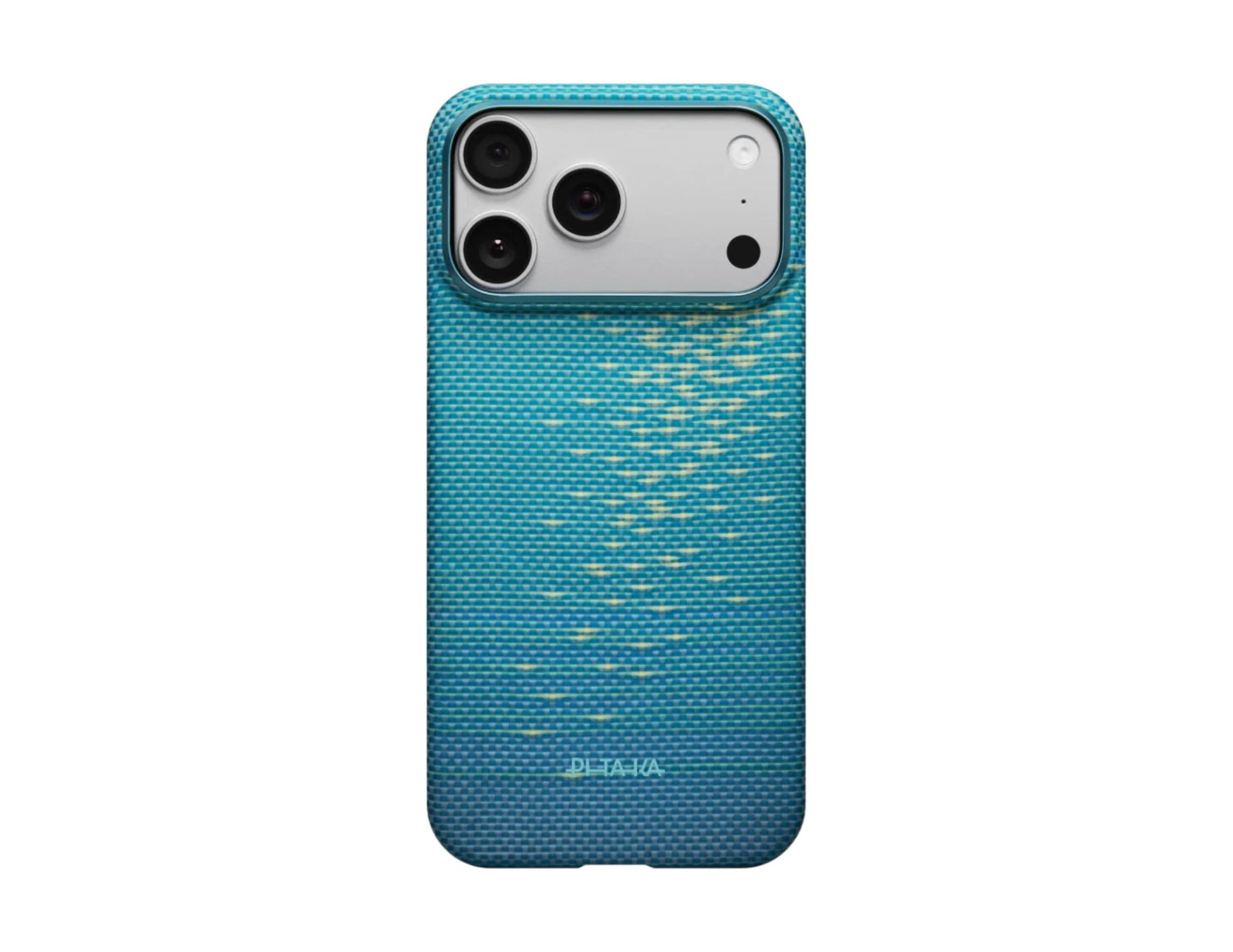 Pitaka Lucid Blue & Golden Glint Ultra-Slim aramid MagSafe case iPhone 17 Pro Pro Max Air Qatar