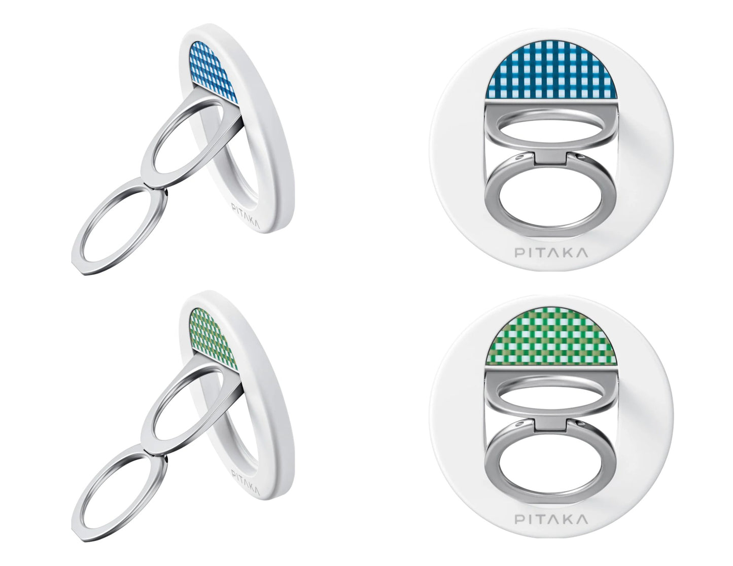 Pitaka MagEZ Grip 3 MagSafe phone ring holder aramid fiber dual-ring stand 5.9mm thin Qatar