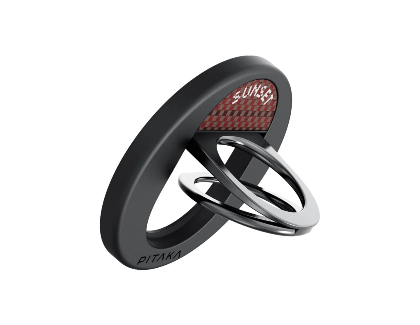 Pitaka MagEZ Grip 3 MagSafe phone ring holder aramid fiber dual-ring stand 5.9mm thin Qatar