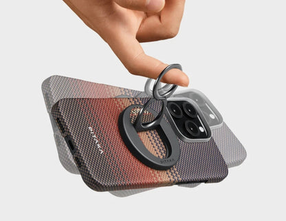 PITAKA MagEZ Grip 3 MagSafe phone ring holder with stand and aramid fiber design Qatar
