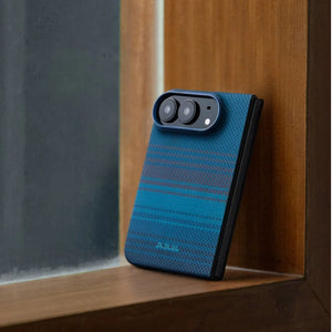 PITAKA Moonrise 2.0 Midnight PitaTap ultra-slim aramid fiber back case for iPhone Duo with MagSafe compatibility Qatar
