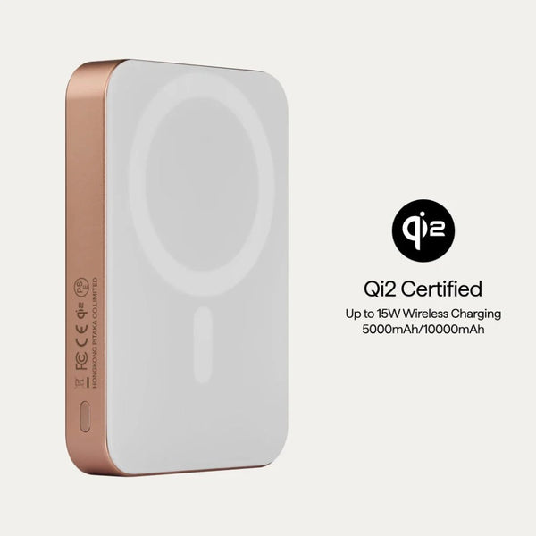 PITAKA Aramid Magnetic Power Bank Qi2 10000mAh Sunset 15W wireless charging Qatar