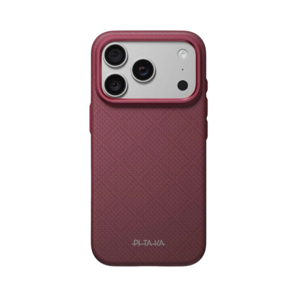 PITAKA Summa Supreme Craft Case iPhone 18 Pro Burgundy aramid fiber MagSafe Qatar
