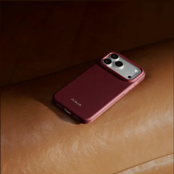 PITAKA Summa Supreme Craft Case iPhone 18 Pro Burgundy aramid fiber MagSafe Qatar
