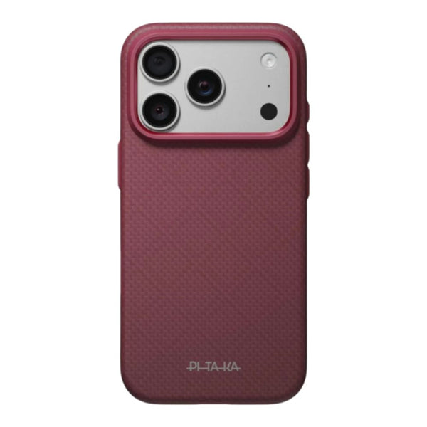 PITAKA Summa Supreme Craft Case iPhone 18 Pro Max Burgundy aramid fiber MagSafe Qatar