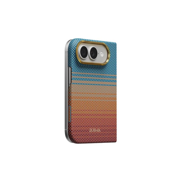 PITAKA Sunset 2.0 California Dream-01 PitaTap ultra-slim aramid fiber back case for iPhone Duo with MagSafe compatibility Qatar