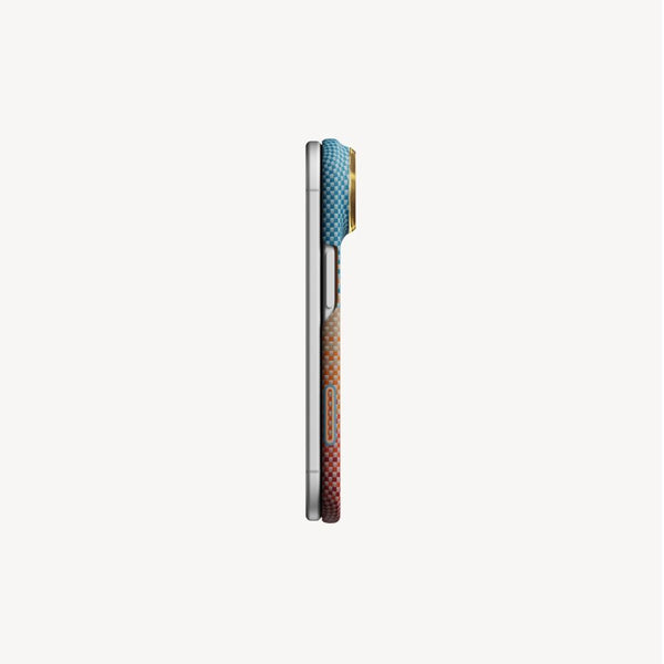 PITAKA Sunset 2.0 California Dream-01 PitaTap ultra-slim aramid fiber back case for iPhone Duo with MagSafe compatibility Qatar