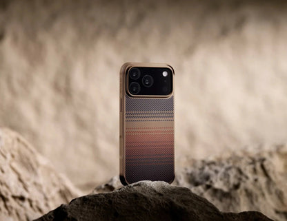 Pitaka Sunset Aramid ProGuard case for iPhone 17 series Thabthaba Store Qatar