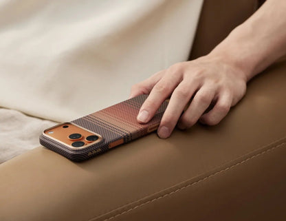 Pitaka Sunset Ultra-Slim Case for iPhone 17 Series Aramid Fiber Thabthaba Store Qatar