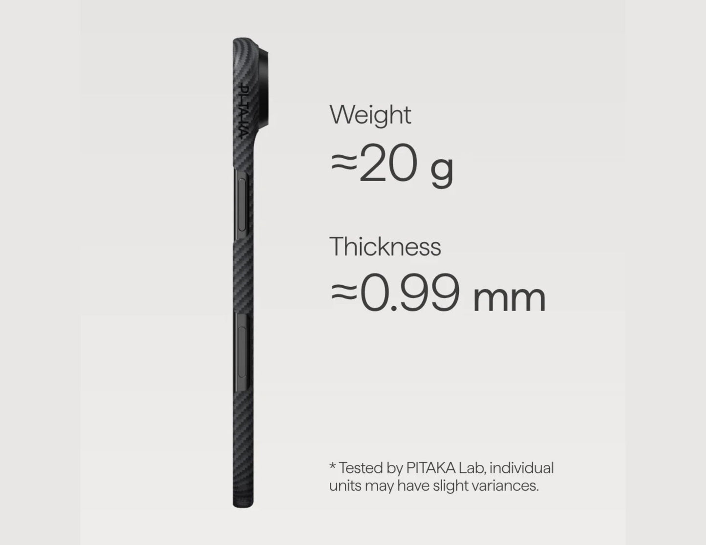 Pitaka Ultra-Slim Aramid Fiber Case for iPhone 17 Pro, Pro Max, Air, ultra-thin, MagSafe compatible, scratch-resistant, lightweight