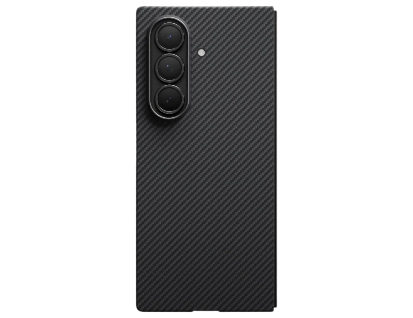 Pitaka Ultra-Slim aramid fiber case for Samsung Galaxy Z Fold 7 Black/Grey, MagSafe compatible, featherlight minimalist, at Thabthaba Store Qatar