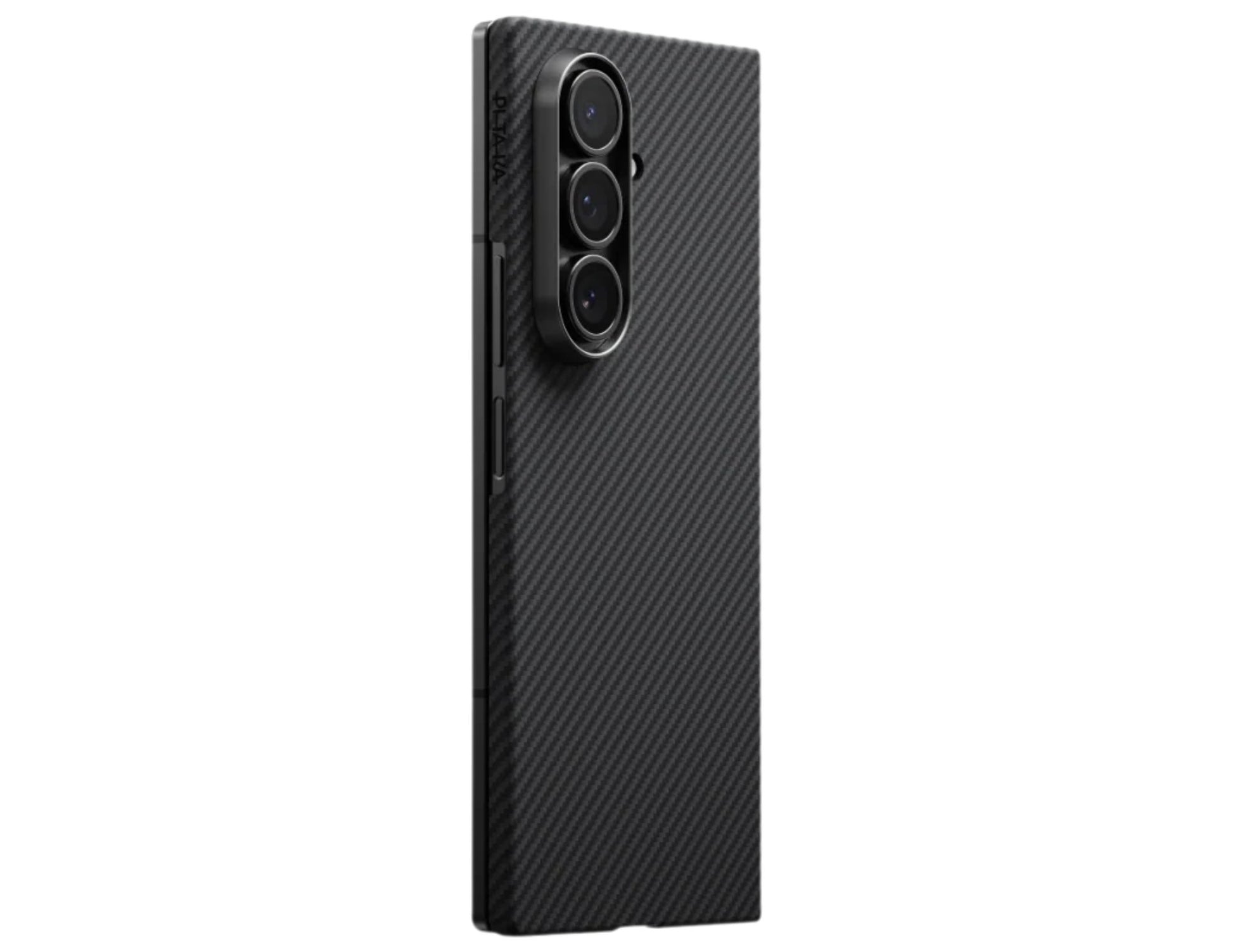 Pitaka Ultra-Slim aramid fiber case for Samsung Galaxy Z Fold 7 Black/Grey, MagSafe compatible, featherlight minimalist, at Thabthaba Store Qatar
