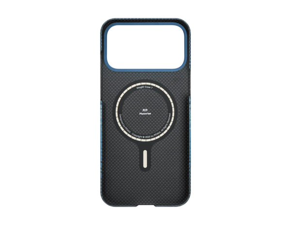 Pitaka Ultra-Slim MoonRise Aramid Fiber Case for iPhone 17 Pro & Pro Max, ultra-thin, MagSafe compatible, feather-light, scratch-resistant design