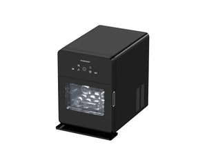 Porodo Lifestyle sphere ice machine black with self-cleaning and 10kg daily ice capacity