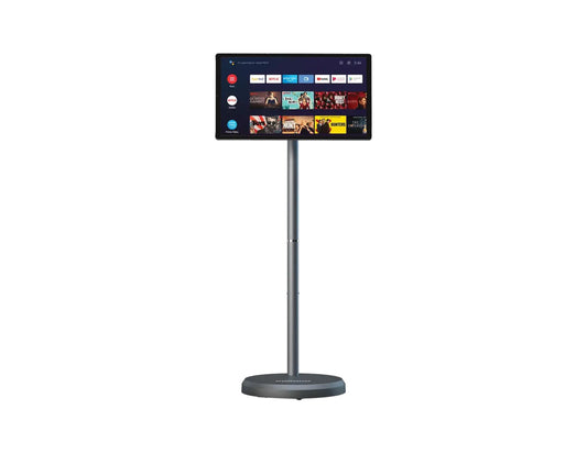 Porodo Surf 21.5 inch portable smart monitor gray with Android 15 and 27000mAh battery