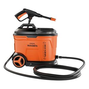 Porodo Wagen PDHS84243OG portable cordless pressure washer with 450W motor, 40bar pressure and 18L tank in orange Qatar