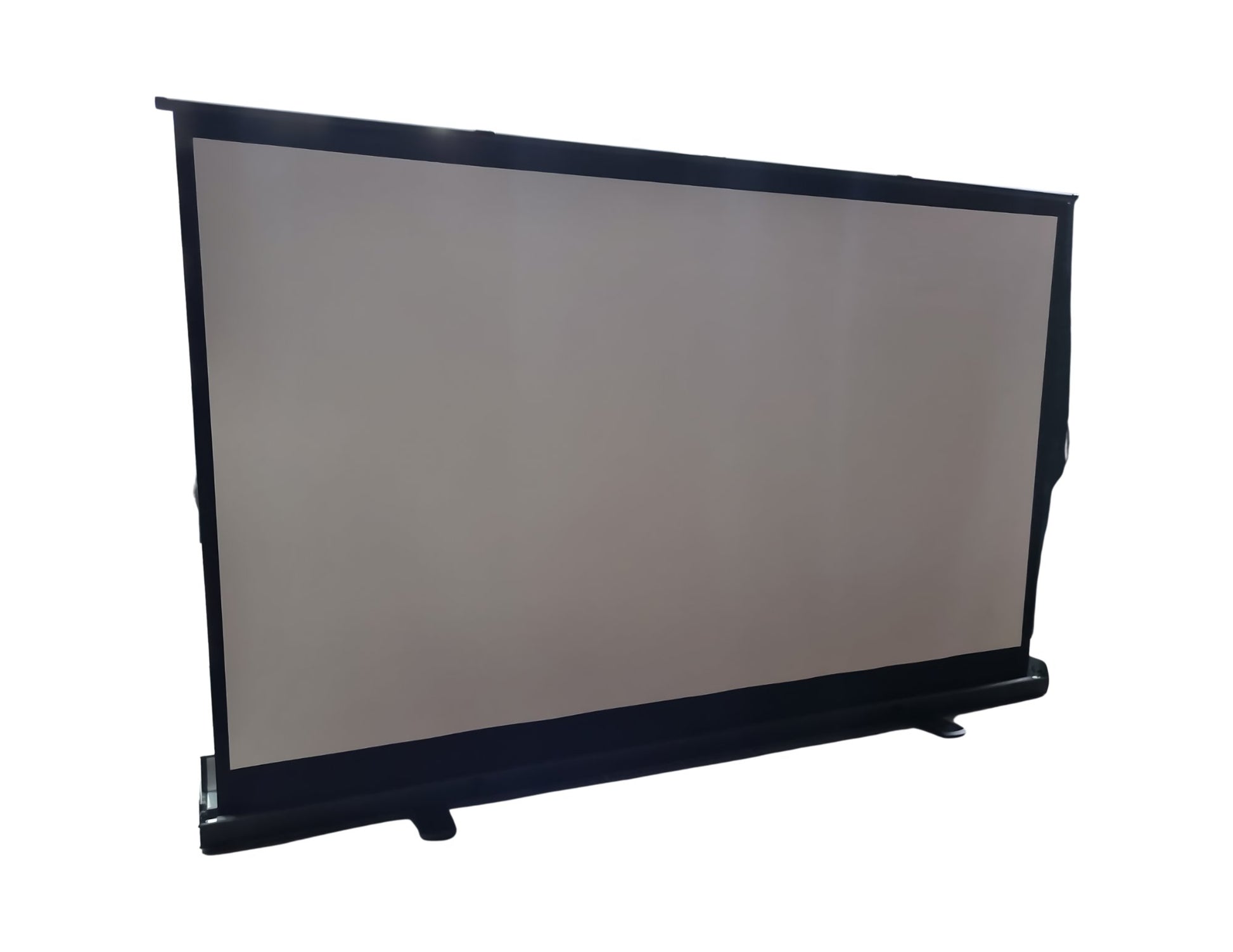 Portable 100 inch projector screen Qatar with wrinkle-resistant fabric for movies and presentations