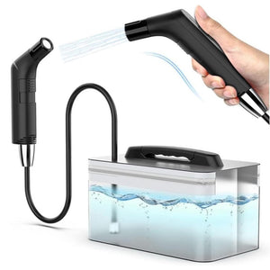 Portable USB Rechargeable Travel Bidet Sprayer 2.3L IPX6 Black Qatar
