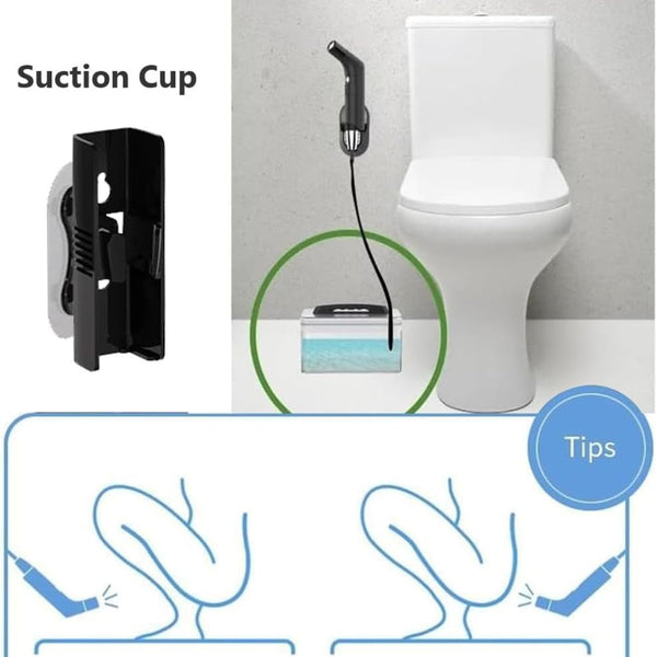 Portable USB Rechargeable Travel Bidet Sprayer 2.3L IPX6 Black Qatar