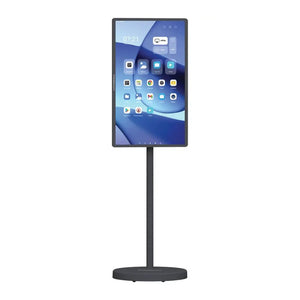 Powerology Banf 32 inch portable smart monitor with touchscreen Android 15 and 38400mAh battery Gray Qatar