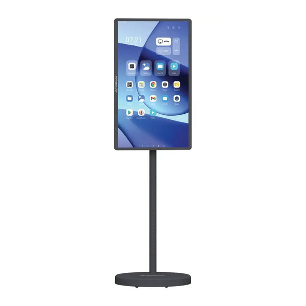 Powerology Banf 32 inch portable smart monitor with touchscreen Android 15 and 38400mAh battery Gray Qatar