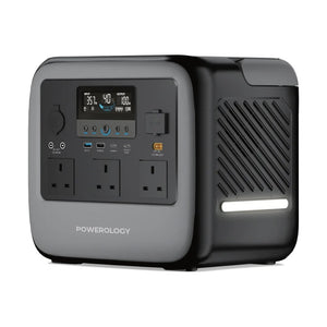 Powerology Pater IV 2000W portable power station 1102.5Wh with solar charging Grey Qatar