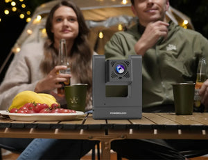 Powerology VisionArc Portable Smart Projector Gray PYM220CGY 1080P Android 12 Wi‑Fi 6 Qatar