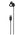 Powerology Voro single-sided USB-C wired clip-on earphone with microphone Black Qatar