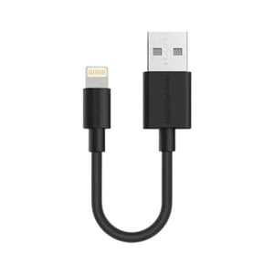RAVPower RP-CB029 0.2m USB-A to Lightning cable with compact design for power banks Black Qatar