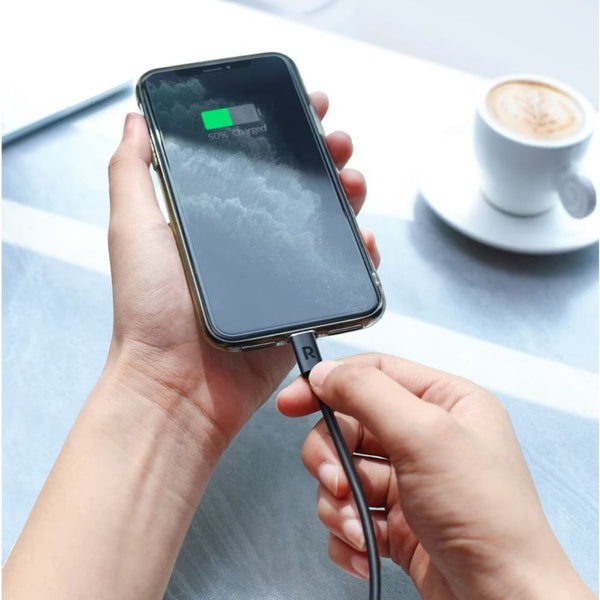RAVPower RP-CB062 1m USB-C to Lightning cable with PD fast charging and charge sync Black Qatar