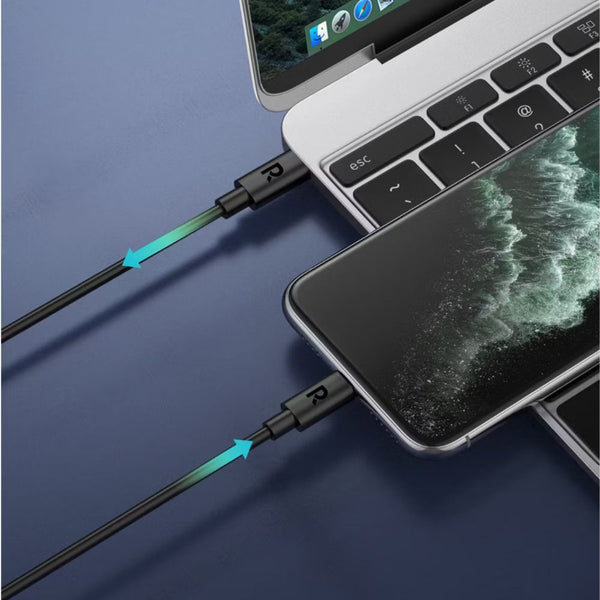 RAVPower RP-CB062 1m USB-C to Lightning cable with PD fast charging and charge sync Black Qatar