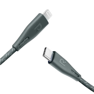 RAVPower RP-CB1003GRN 0.3m USB-C to Lightning cable with PD fast charging and nylon braid Green Qatar