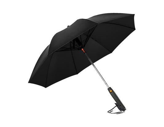 Rechargeable umbrella with built-in mist fan, UV protection, and Type-C charging