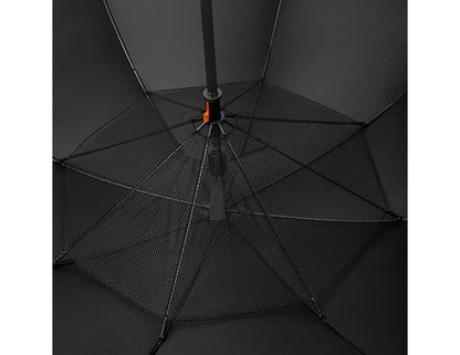 Rechargeable umbrella with built-in mist fan, UV protection, and Type-C charging