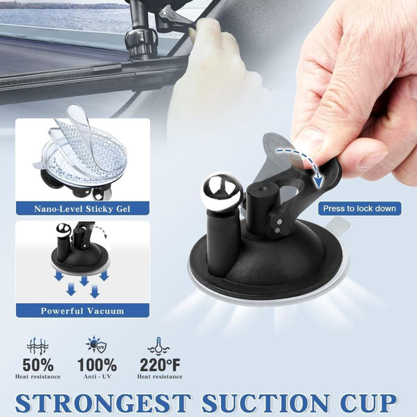Retractable car windshield sun shade automatic 420D UV heat protection adjustable black Qatar