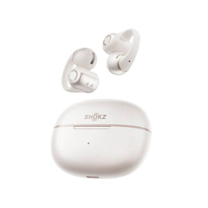 Shokz OpenDots 2 open ear earbuds Pearl White with Dolby Audio and 40-hour battery Qatar