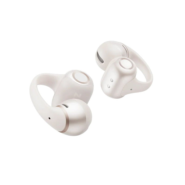 Shokz OpenDots 2 open ear earbuds Pearl White with Dolby Audio and 40-hour battery Qatar