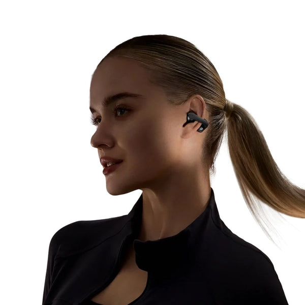 Shokz OpenDots ONE Black open-ear clip-on earbuds with Dolby Audio and 40-hour battery Qatar