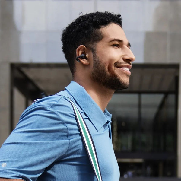 Shokz OpenDots ONE Black open-ear clip-on earbuds with Dolby Audio and 40-hour battery Qatar