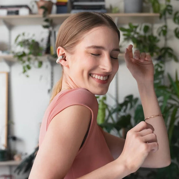 Shokz OpenDots ONE Grey open-ear clip-on earbuds with Dolby Audio and 40-hour battery Qatar
