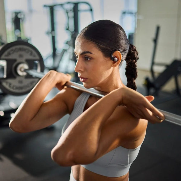 Shokz OpenFit 2+ Black open-ear true wireless earbuds with Dolby Audio and 48-hour battery Qatar