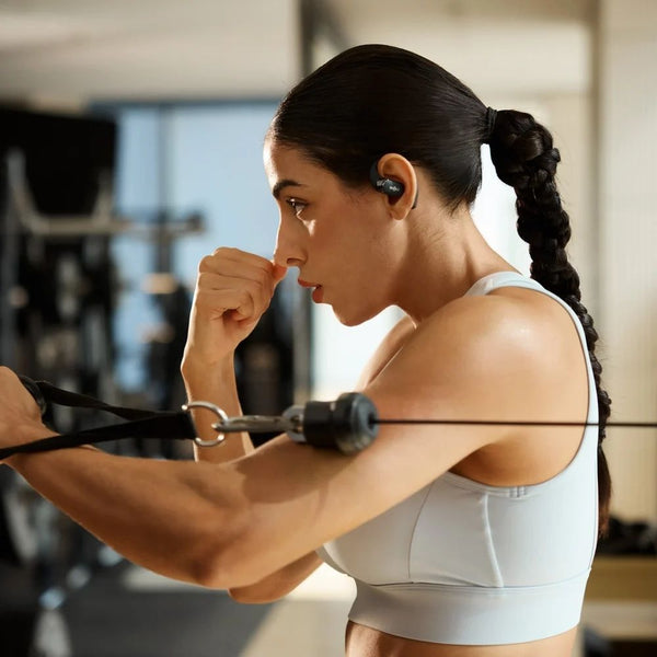 Shokz OpenFit 2+ Black open-ear true wireless earbuds with Dolby Audio and 48-hour battery Qatar