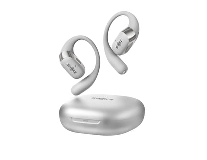 Shokz OpenFit 2+ open-ear true wireless earbuds with Dolby Audio and secure fit.