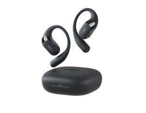 Shokz OpenFit 2+ open-ear true wireless earbuds with Dolby Audio and secure fit.