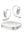 Shokz OpenFit Pro open-ear wireless earbuds with AI call clarity White Qatar